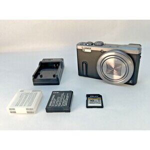 Panasonic LUMIX DMC-ZS40 18.1MP Digital Camera Silver w\ Battery, Charger